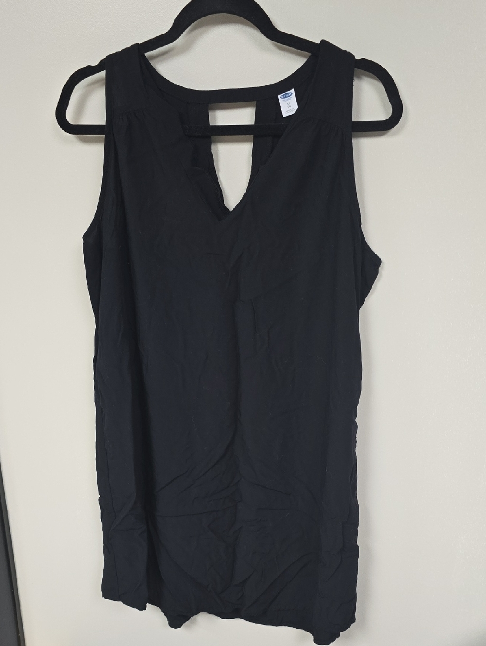 Old Navy Black Simple Mini Dress